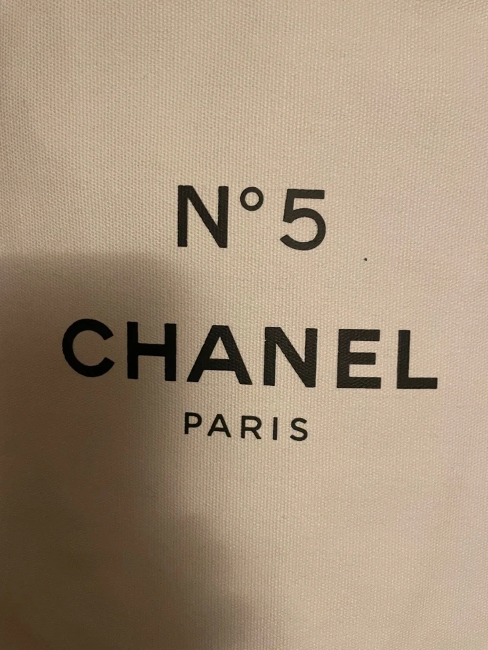 GWP White Canvas N°5 Paris Tote with Black Trim plus mini Chance - Picture 11 of 17
